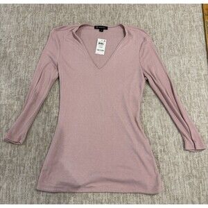 Inc International Concepts Womens Ribbed  Pink Size Large NWT